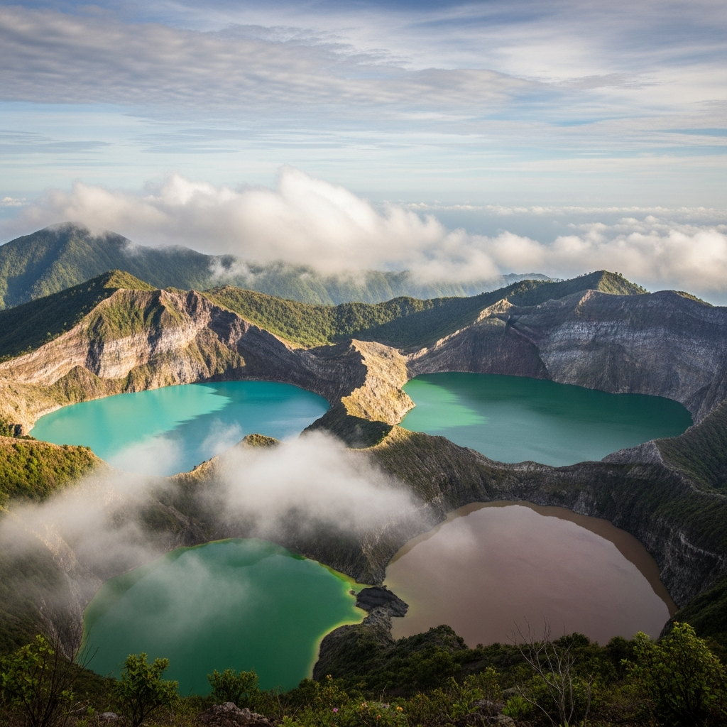 Keajaiban Danau Tiga Warna